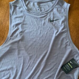 Nike Men's Dri-FIT Light Gray Tank Top